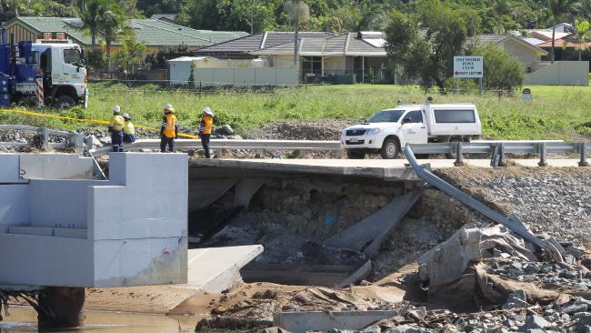 Damaged road