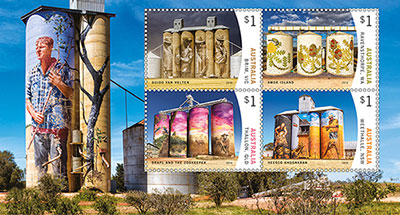 Silo art stamps