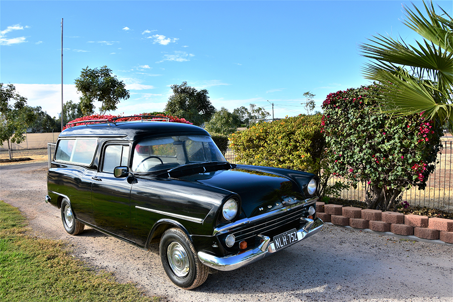 Winton Shire Council's hearse