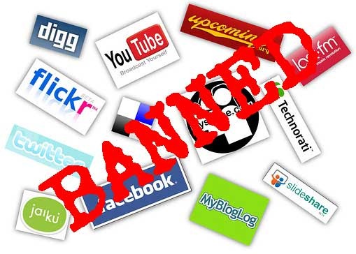 Social media banned in China